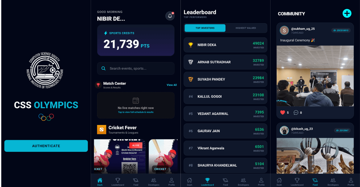 CSS Olympics: Real-Time High-Scale Event Platform